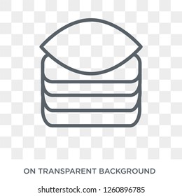Linens icon. Linens design concept from Furniture and household collection. Simple element vector illustration on transparent background.