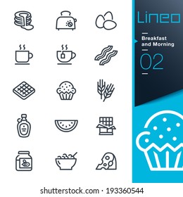 Lineo - Breakfast and Morning outline icons