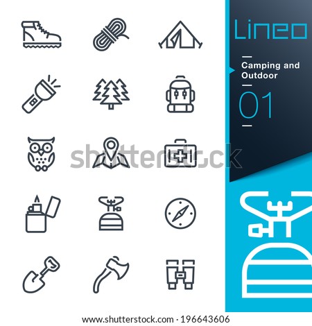 Lineo - Camping and Outdoor outline icons