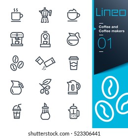 Lineo - Coffee line icons