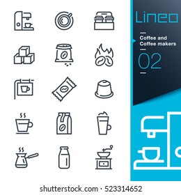 Lineo - Coffee line icons