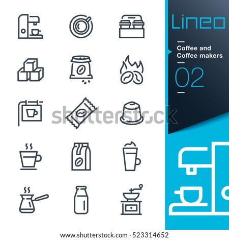 Lineo - Coffee line icons