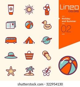 Lineo Colors - Holiday And Summer Icons