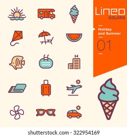 Lineo Colors - Holiday and Summer icons