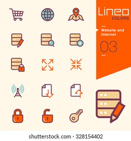 Lineo Colors - Website and Internet icons