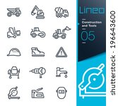 Lineo - Construction and Tools outline icons