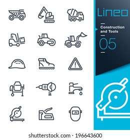 Lineo - Construction and Tools outline icons svg