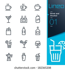 Lineo - Drink and Alcohol outline icons