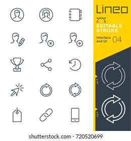 Lineo Editable Stroke - Interface and UI line icons
Vector Icons - Adjust stroke weight - Expand to any size - Change to any colour