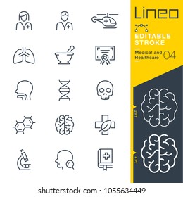 Lineo Editable Stroke - Medical And Healthcare Line Icons