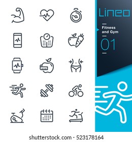 Lineo - Fitness and Gym line icons