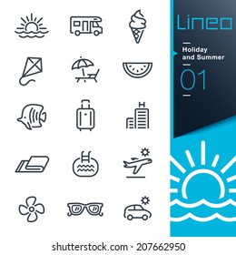 Lineo - Holiday and Summer outline icons