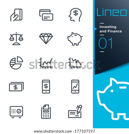 Lineo - Investing and Finance outline icons