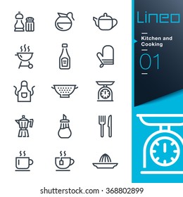 Lineo - Kitchen And Cooking Line Icons