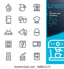 Lineo - Kitchen And Cooking Line Icons