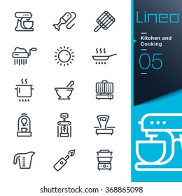 Lineo - Kitchen and Cooking line icons