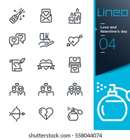 Lineo - Love and Valentine's day line icons