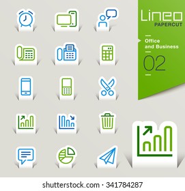 Lineo Papercut - Office and Business outline icons