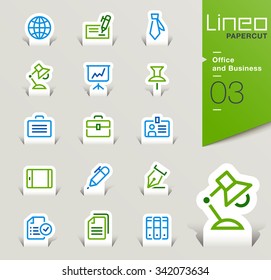 Lineo Papercut - Office and Business outline icons