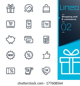 Lineo - Shopping and E-commerce outline icons