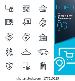 Lineo - Shopping And E-commerce Outline Icons