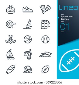 Lineo - Sports and Games line icons