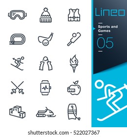 Lineo - Sports and Games line icons