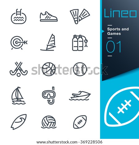 Lineo - Sports and Games line icons