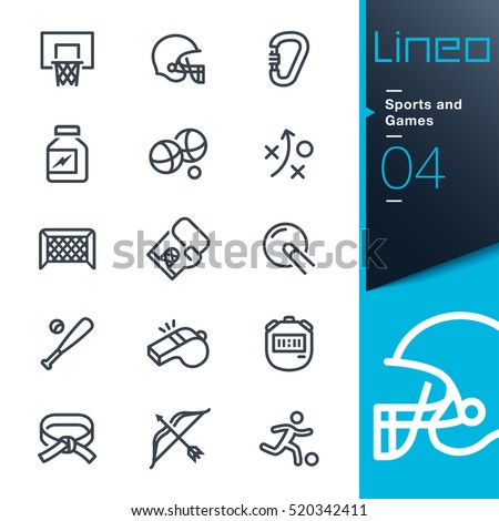 Lineo - Sports and Games line icons