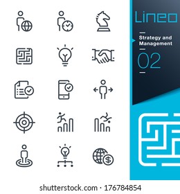 Lineo - Strategy And Management Outline Icons