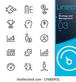 Lineo - Strategy and Management outline icons