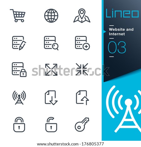 Lineo - Website and Internet outline icons