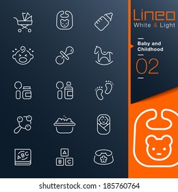 Lineo White & Light - Baby and Childhood outline icons