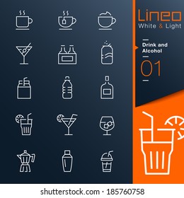 Lineo White & Light - Drink and Alcohol outline icons