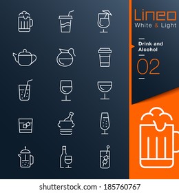 Lineo White & Light - Drink and Alcohol outline icons