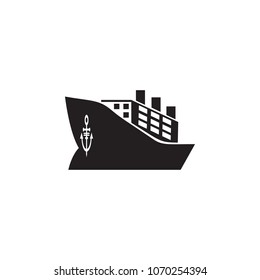 liner front icon. Element of ship illustration. Premium quality graphic design icon. Signs and symbols collection icon for websites, web design, mobile app on white background