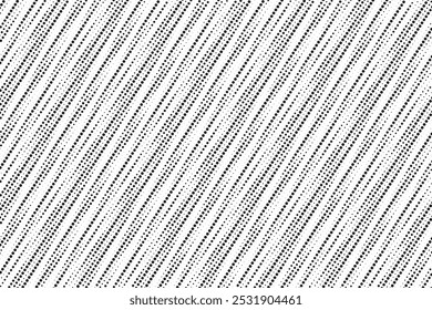 Liner halftone bac background. Diagonal, oblique, slanting dots lines, stripes geometric vector background. Abstract halftone texture and background. Stripe pattern abstract background.
