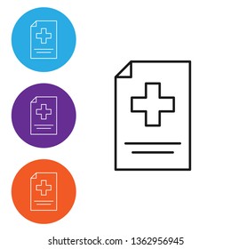 Liner illustration in four styles Medical reference book, textbook, encyclopedia.