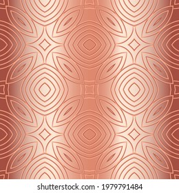 Lines 3d seamless pattern. Vector textured silk background. Geometric repeat golden backdrop. Luxury line art modern ornaments. Beautiful Ornate abstract design. For wallpapers, cards, print, fabric.