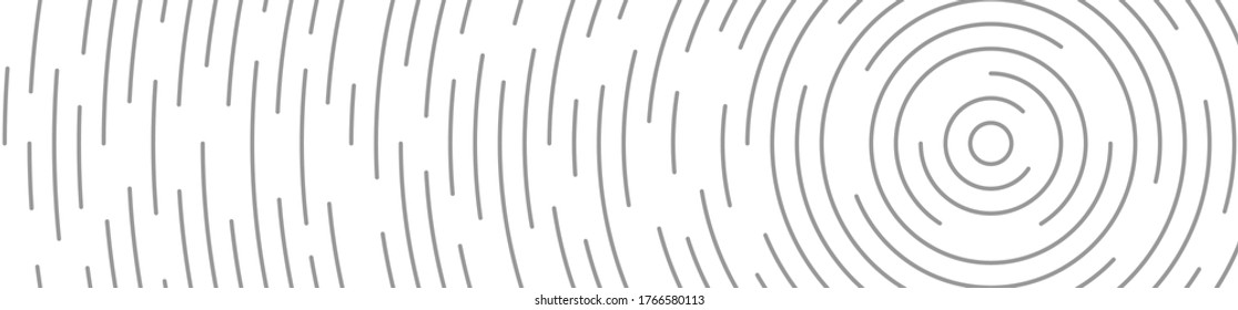 Líneas. Líneas de fondo abstracto. Fondo de patrón de línea circular. Ilustración del vector