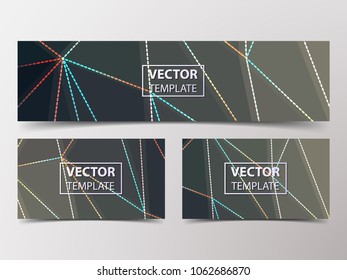 Lines  Abstract background with geometric, circles, triangles, squares. Vector background Internet connection, abstract sense of science, chemistry, biology, medicine, technology, business.