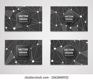 Lines  Abstract background with geometric, circles, triangles, squares. Vector background Internet connection, abstract sense of science, chemistry, biology, medicine, technology, business.