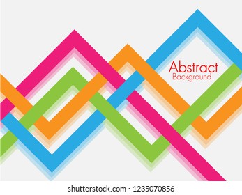 Lines abstract background, yellow, pink blue, orange bright color. Vector abstract background texture design, bright poster, banner green background, blue and orange stripes and shapes.
