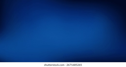 Lines abstract blue background  Blue curve design smooth shape by blue color vector abstract simple art