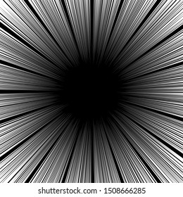 Linien abstraktes Design. Stern-Effekt-Hintergrund.