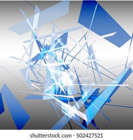 Lines abstract geometry