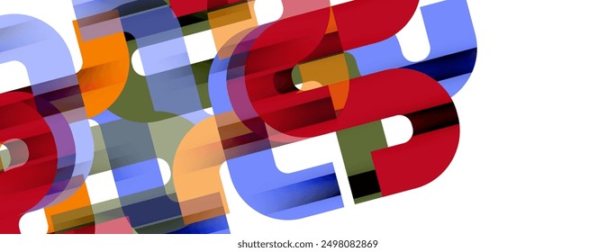 Lines, abstract letter style design background. Geometric vector Illustration For Wallpaper, Banner, Background, Card, Book Illustration, landing page