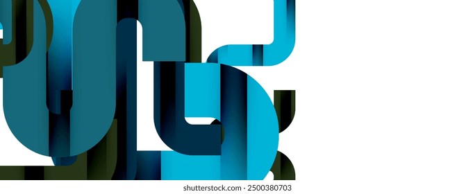 Lines, abstract letter style design background. Geometric vector Illustration For Wallpaper, Banner, Background, Card, Book Illustration, landing page