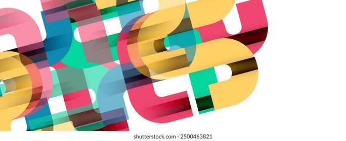 Linien, abstrakter Briefstil, Designhintergrund. Geometrische Vektorgrafik Für Tapete, Banner, Hintergrund, Karte, Buchgrafik, Landing Page