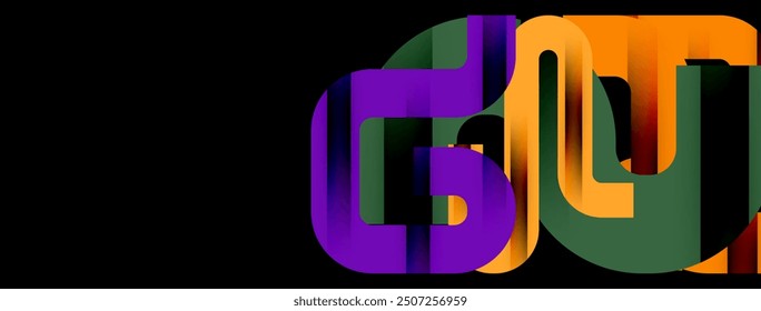 Lines, abstract letter style design background. Geometric vector Illustration For Wallpaper, Banner, Background, Card, Book Illustration, landing page